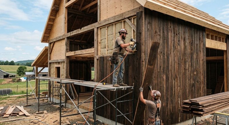 Barn Siding Installation in Bartow County, GA