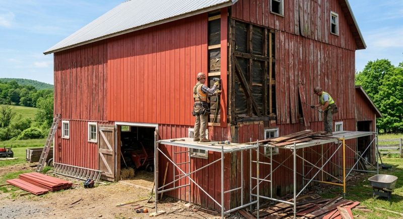 Barn Siding Replacement in Bremen, GA