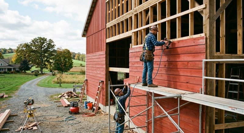 Barn Siding Replacement in Dallas, GA