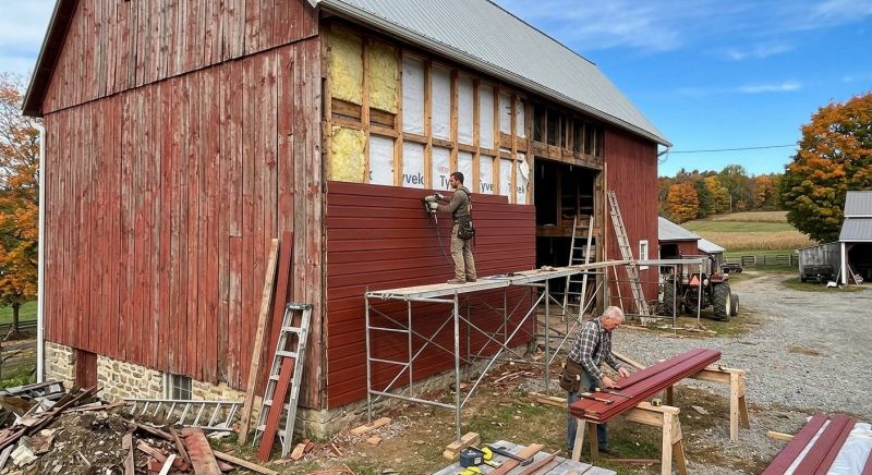 Barn Siding Replacement in Marietta, GA