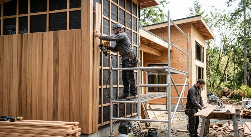 Cedar Cladding Installation in Paulding County, GA