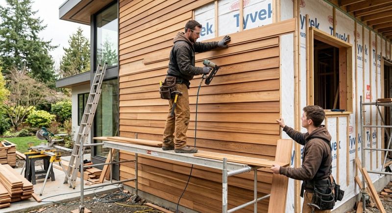 Cedar Cladding Installation in Paulding County, GA
