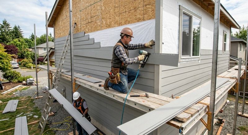 Cement Siding Installation in Marietta, GA