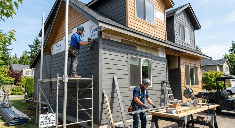 Composite Siding Installation in Carrollton, GA