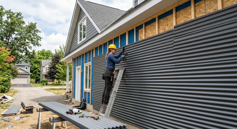 Corrugated Siding Installation in Paulding County, GA