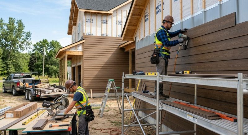 Faux Wood Siding Installation in Carrollton, GA