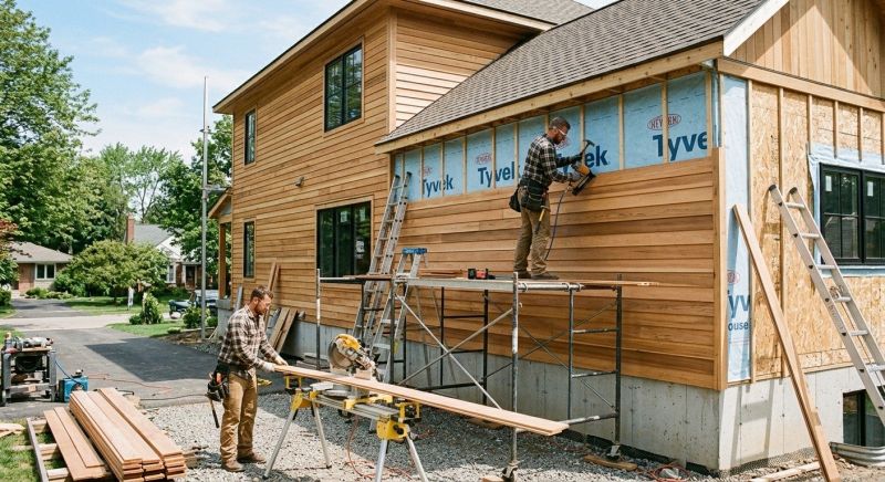 Faux Wood Siding Installation in Hiram, GA