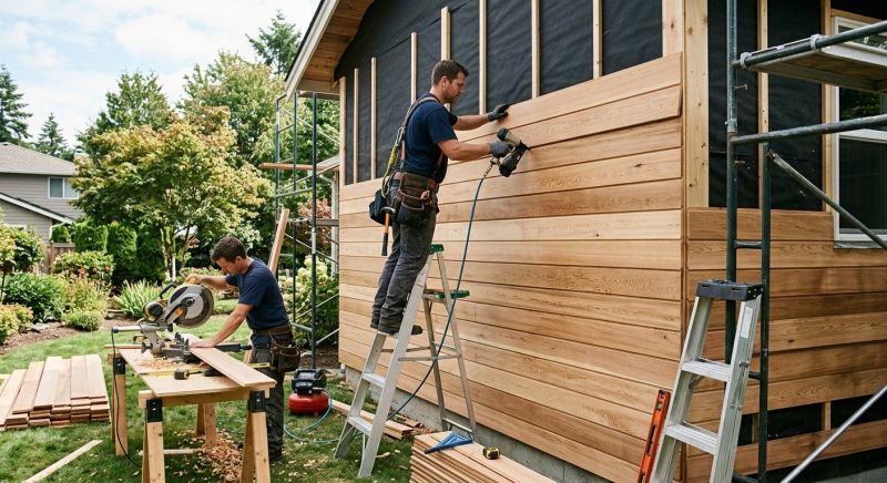 Hardwood Siding Installation in Bartow County, GA