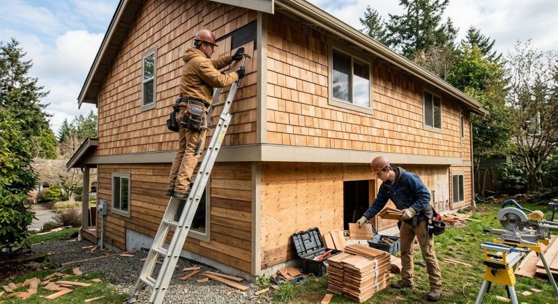 Hardwood Siding Installation in Marietta, GA