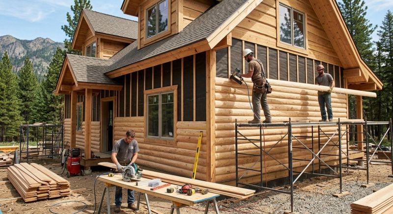 Log Siding Installation in Dallas, GA