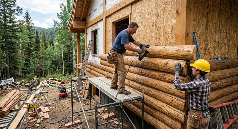 Log Siding Installation in Paulding County, GA