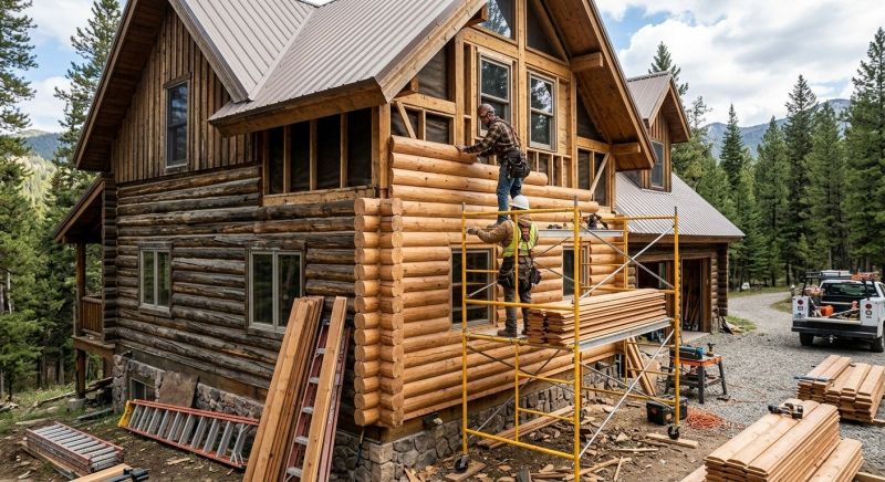 Log Siding Installation in Temple, GA