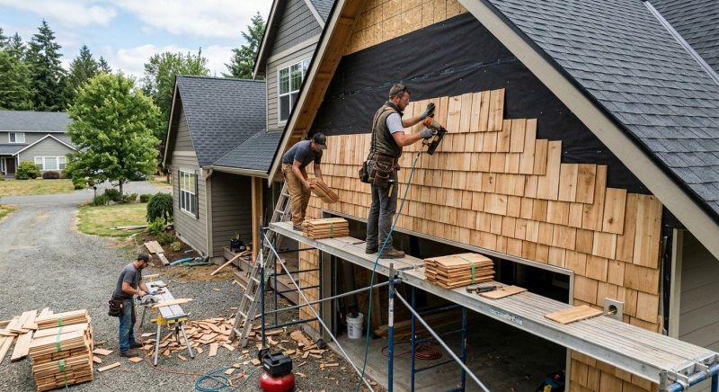 Shake Siding Installation in Marietta, GA