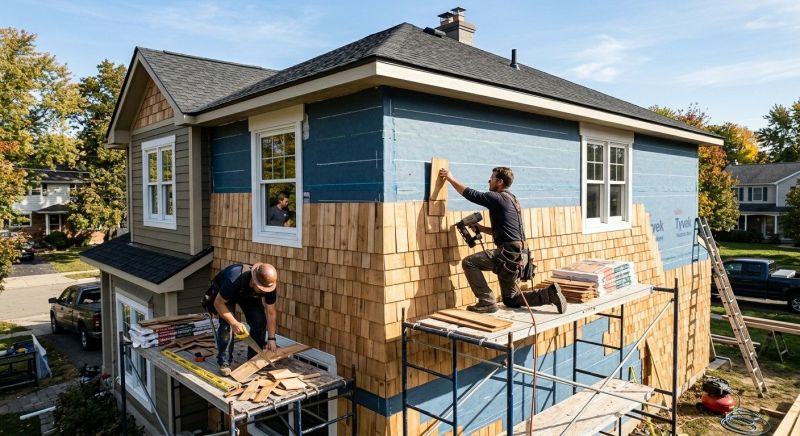 Shingle Siding Installation in Paulding County, GA