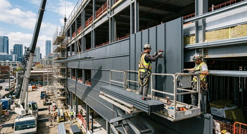 Steel Cladding Installation in Paulding County, GA