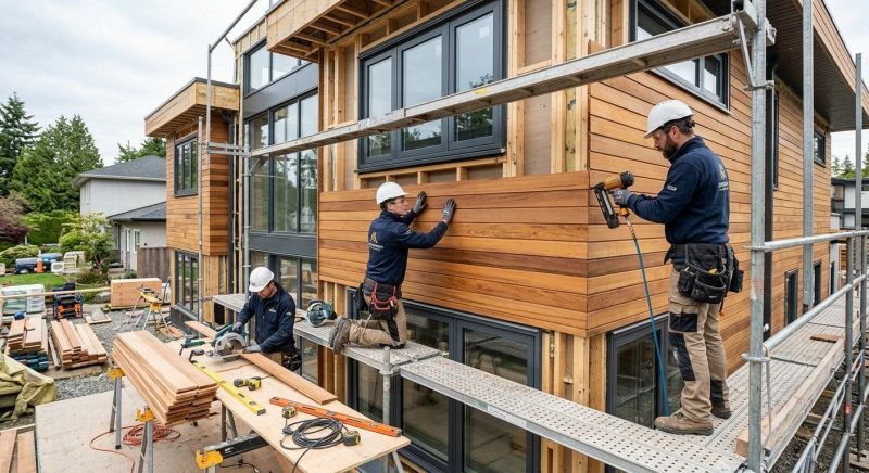 Wood Cladding Installation in Bremen, GA