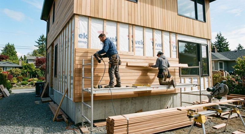 Wood Cladding Installation in Temple, GA