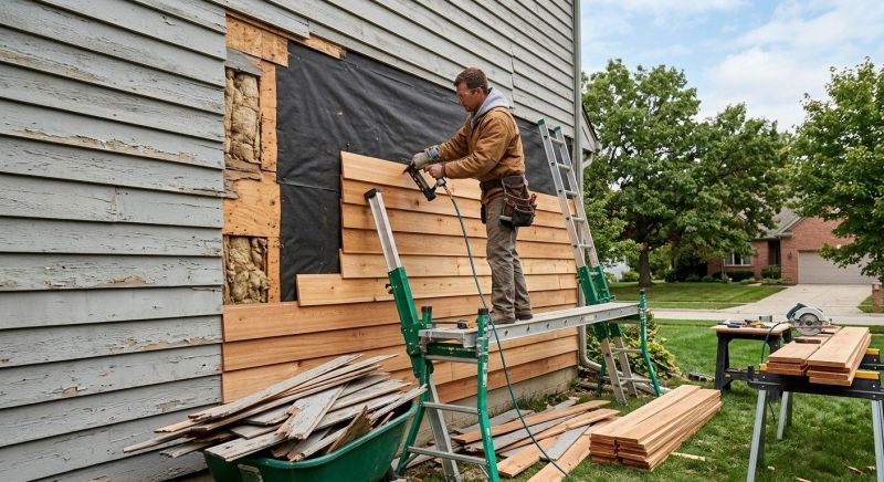 Wood Siding Installation in Douglasville, GA